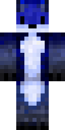 Midnight Frost Wolf Minecraft skin