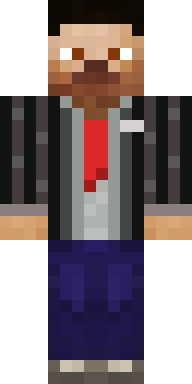 Crimson Tie Dealmaker Minecraft skin