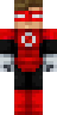 Crimson Bolt Hero Minecraft skin