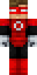 Crimson Bolt Hero Minecraft skin