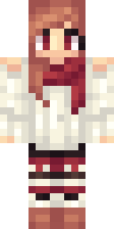 Autumn Cottage Girl Minecraft skin