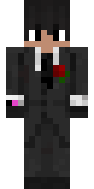Rose Tuxedo Groom Minecraft skin