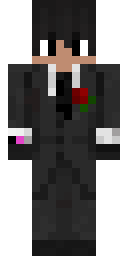 Rose Tuxedo Groom Minecraft skin