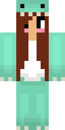 Mint Sundress Girl Minecraft skin