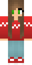 Holiday Sweater Girl Minecraft skin