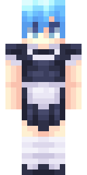 Azure Frill Maid Minecraft skin