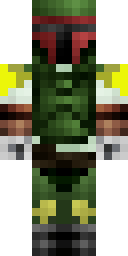 Green Bounty Hunter Minecraft skin