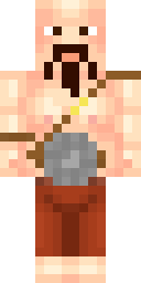 Ashen Ring Monk Minecraft skin