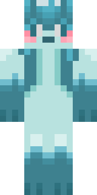 Icy Diamond Guardian Minecraft skin