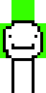 Green Smiley Blockhead Minecraft skin