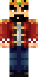 Rugged Red Adventurer Minecraft skin
