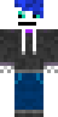 Cobalt Bone Wraith Minecraft skin