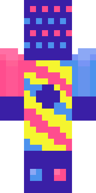 Neon Cyber Glitch Minecraft skin