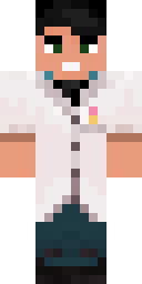 White Coat Casual Minecraft skin