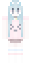 Angel Bunny Sweetheart Minecraft skin