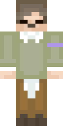 Weathered Old Gardener Minecraft skin