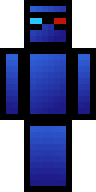 Cobalt Circuit Bot Minecraft skin