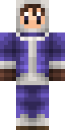 Violet Hooded Ranger Minecraft skin