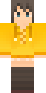 Amber Sunset Casual Minecraft skin