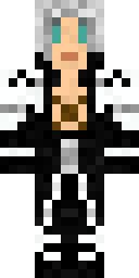 Monochrome Shinigami Minecraft skin