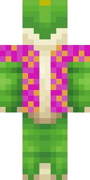 Emerald Vine Serpent Minecraft skin