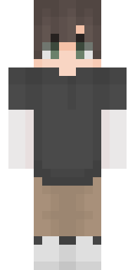 Casual Gray Hoodie Minecraft skin