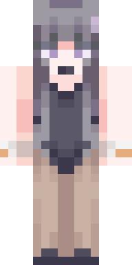 Silver Wolf Hooded Minecraft skin
