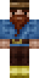 Rugged Blue Bruiser Minecraft skin
