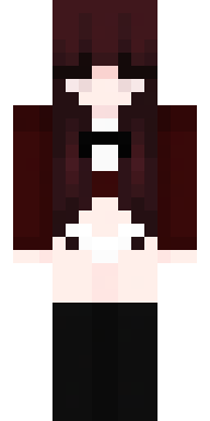 Crimson Gothic Maiden Minecraft skin