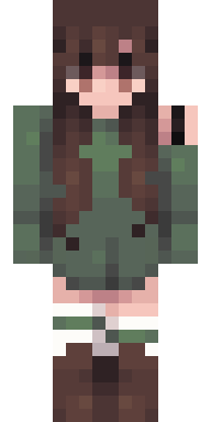 Forest Cardigan Maiden Minecraft skin
