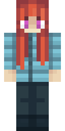 Copper Hair Girl Minecraft skin