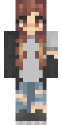 Casual Denim Rebel Minecraft skin