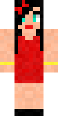 Scarlet Blossom Belle Minecraft skin