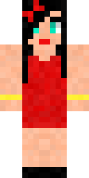 Scarlet Blossom Belle Minecraft skin