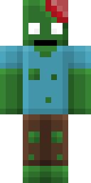 Torn Zombie Wanderer Minecraft skin