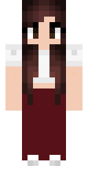Crimson Dress Maiden Minecraft skin