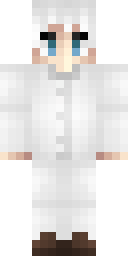 White Robe Spirit Minecraft skin