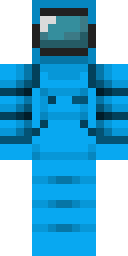 Azure Scaled Reptile Minecraft skin