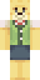 Sweater Vest Blond Minecraft skin