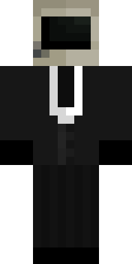 Blank Screen Suit Minecraft skin