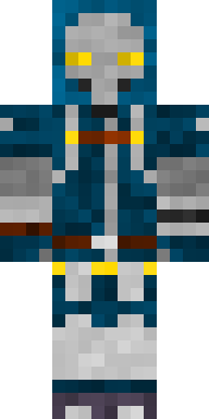 Golden Eyed Warlock Minecraft skin
