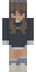 Cozy Brunette Casual Minecraft skin