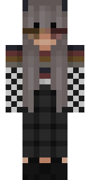 Grunge Plaid Wanderer Minecraft skin