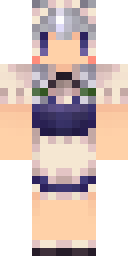 Silver Maid Sprite Minecraft skin