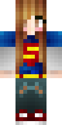 Starlit Caped Heroine Minecraft skin