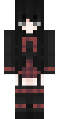 Gothic Nightshade Maiden Minecraft skin