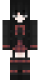 Gothic Nightshade Maiden Minecraft skin