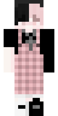Pink Plaid Cutie Minecraft skin