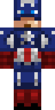Starred Shield Patriot Minecraft skin