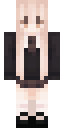 Pale Ghost Maiden Minecraft skin